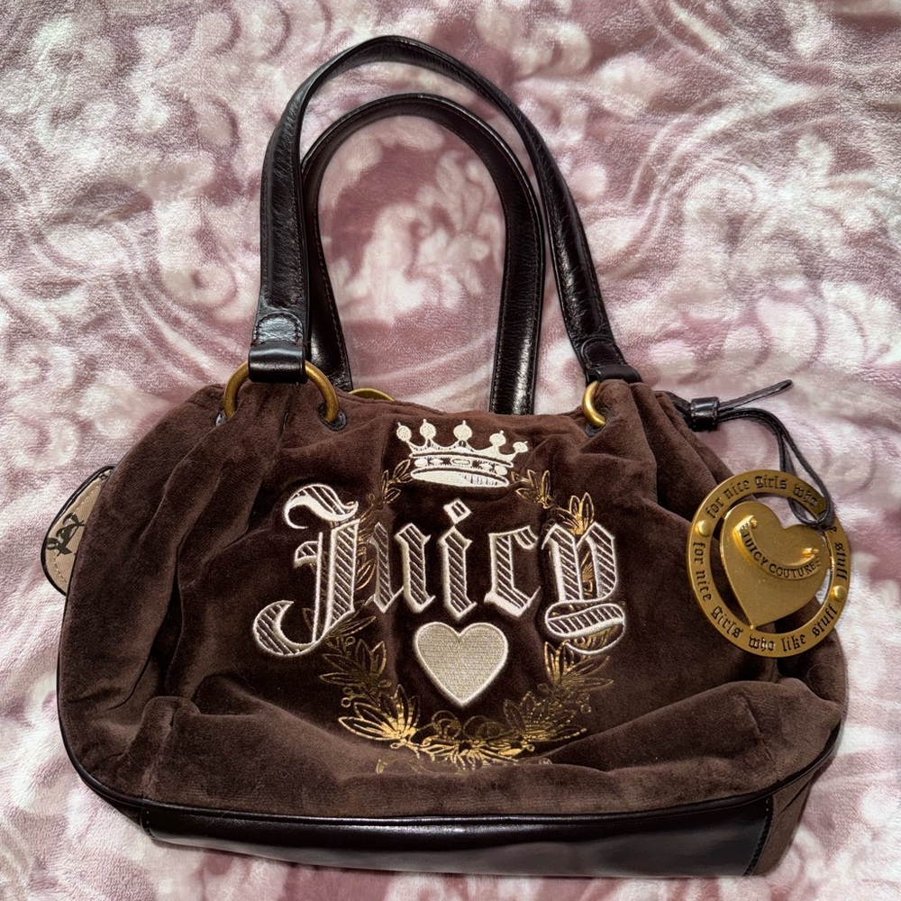 Vintage brown Juicy Couture shoulder bag
